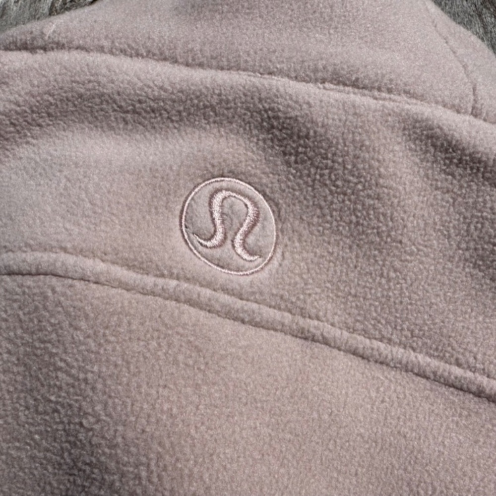 Lululemon Scuba Tumbled Fleece Funnel-Neck Half Zip - Pale Pink - Size XS/S - Picture 7 of 7